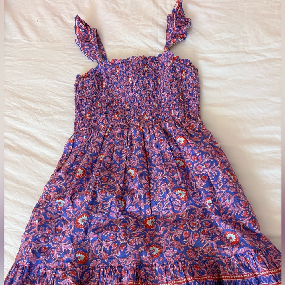 Vineyard Vines Kids Size Small Purple Floral Dress
